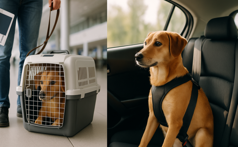 Viajar com pet: leve seu cachorro no avião e no carro